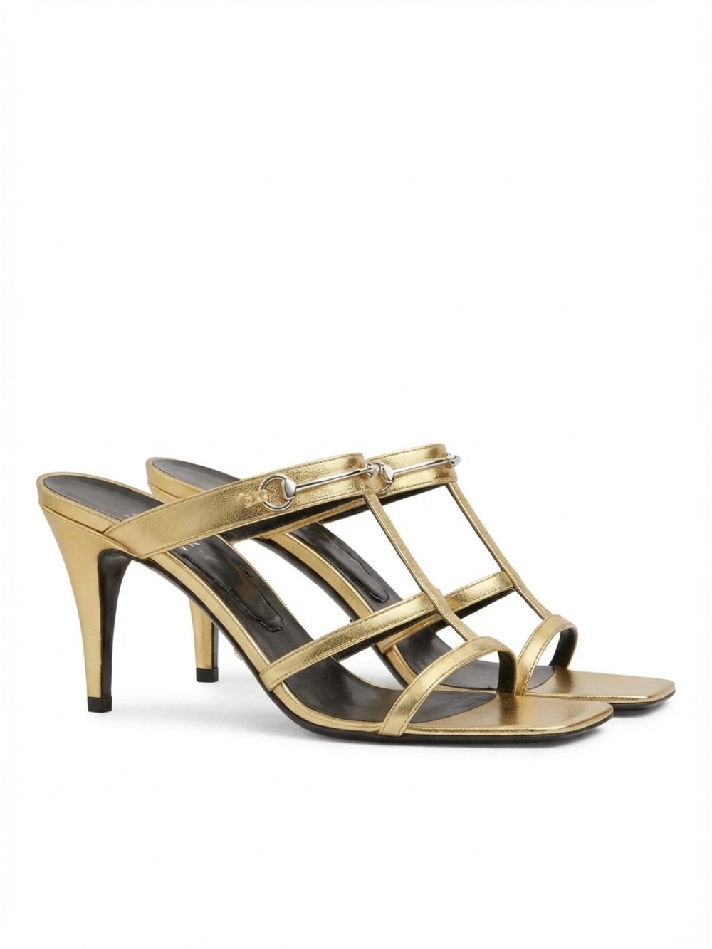 Gucci 75mm horsebit-detail leather sandals